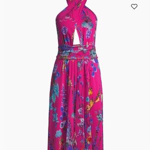 Brand New Fuzzi Floral Halter Dress